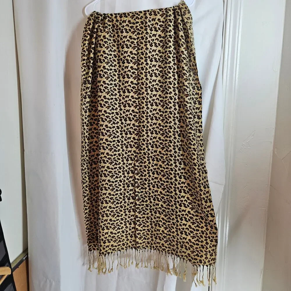 Leopard Scarf Size Xlarge